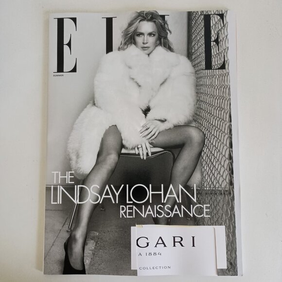 Elle magazine summer 2025 featuring Lindsey Lohan - Picture 1 of 1